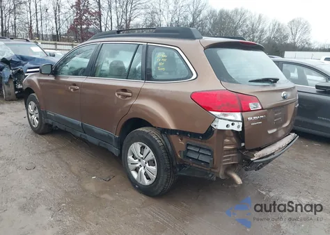 2013 Subaru Outback 2.5I from USA, damaged, VIN 4S4BRCAC2D3322342